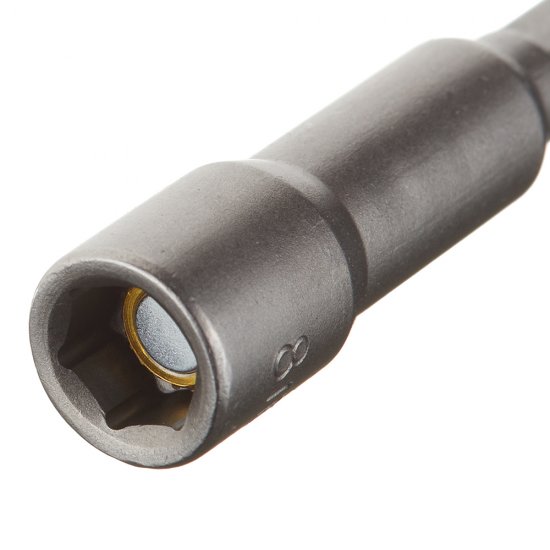 Адаптер для болтов и саморезов КМ магнитный 8 мм L65 мм шестигранная головка