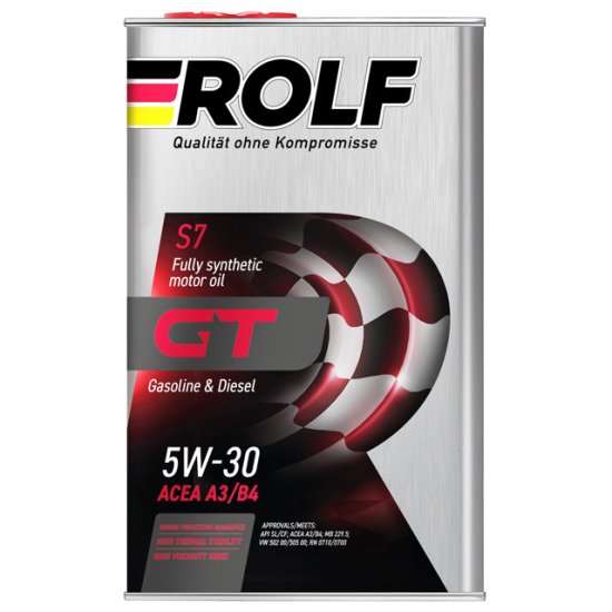 Масло моторное ROLF GT SAE 5W-30 ACEA A3/B4 1л