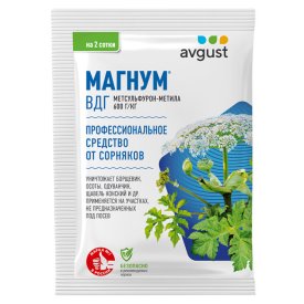 Гербицид от двудольных сорняков Avgust Магнум 4г
