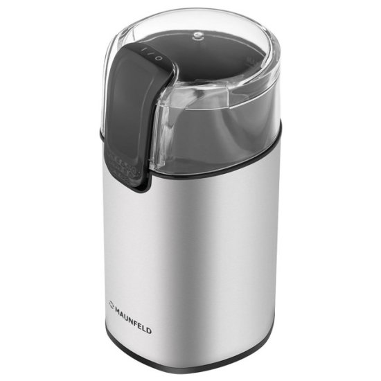 Кофемолка MAUNFELD MF-523S 150Вт 60г ножевая серебристый