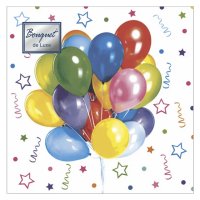 Салфетки BOQUET Весёлый праздник 3-слойные 24х24см 25шт