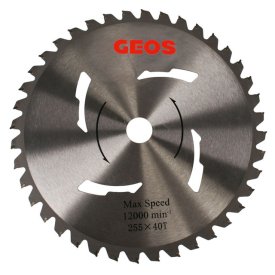 Нож для триммера GEOS 255мм 25,4мм