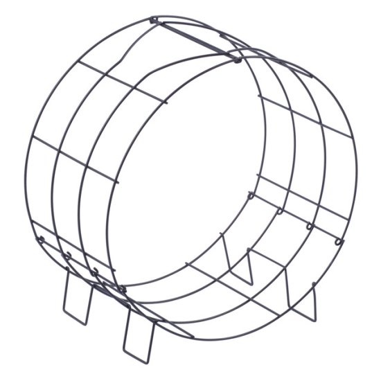 Дровница VITALUCE Elis V7631-1/1 чёрная сталь