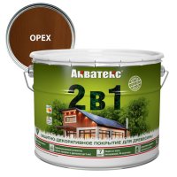 Текстурное покрытие АКВАТЕКС 9л орех, арт.18136