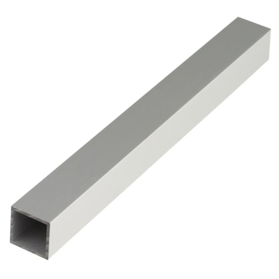 Труба алюминиевая квадратная серебро 20x20x1,5х2000мм