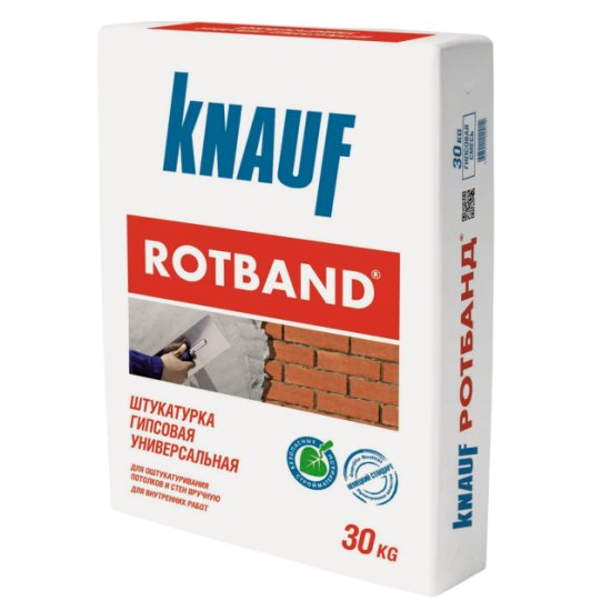 Штукатурка гипсовая для внутр.работ KNAUF Ротбанд универс. ручн. 30кг