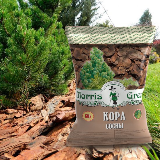 Кора Morris Green сосновая фракция 20-60 мм 60 л