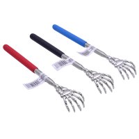 Массажер-чесалка телескопический металл/пластик в асс-те