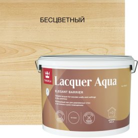 Лак акриловый TIKKIVALA Lacquer Aqua интерьерный матовый 9л, арт.700001139