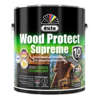 Средство деревозащитное DUFA Wood Protect Supreme 2,5л белый, арт.МП00-008385
