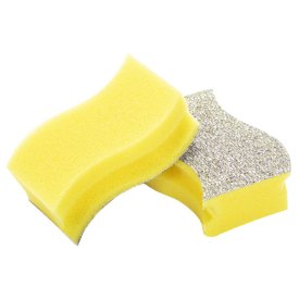 Набор губок SPONTEX Flash 2шт 11х6,5x3,5см поролон, абразив