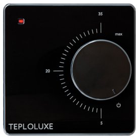 Терморегулятор механический ТЕПЛОЛЮКС LC 001 черный IP20