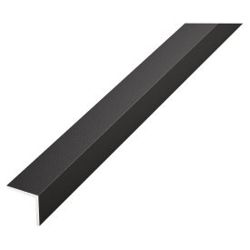 Уголок алюминиевый черный 15x15x1х2700мм