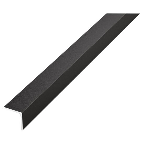 Уголок алюминиевый черный 15x15x1х2700мм