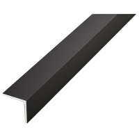 Уголок алюминиевый черный 20x20x1,5х2700мм