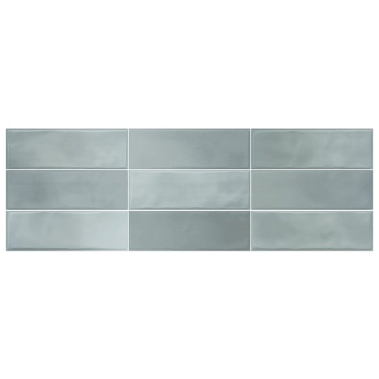 Плитка настенная ALMA CERAMICA Style 20х60 зелёный 101