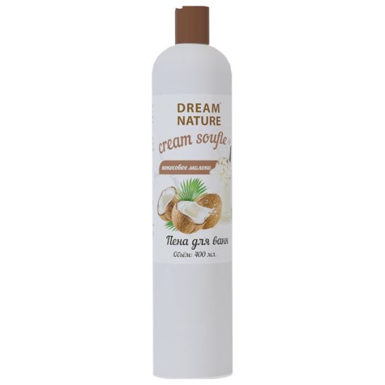Пена для ванн DREAM NATURE Кокосовое молоко 400мл