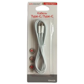 Дата-кабель USB Type-C 3А белый