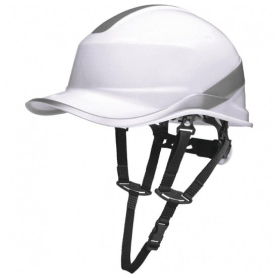 Каска защитная DELTA PLUS Baseball diamond V up из ABS с храповым механизмом белая