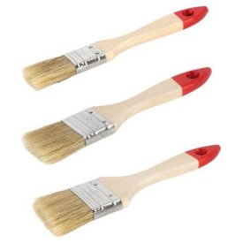 Набор плоских кистей Standard светлая щетина, арт.25-38-50