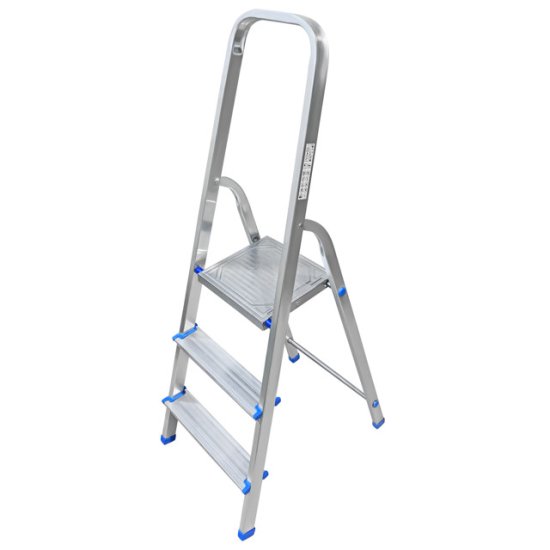 Стремянка односекционная LADDERBEL 3 ступени алюминиевая