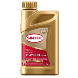 Масло моторное SINTEC Platinum 7000 5W-40 ACEA A3/B4 1л