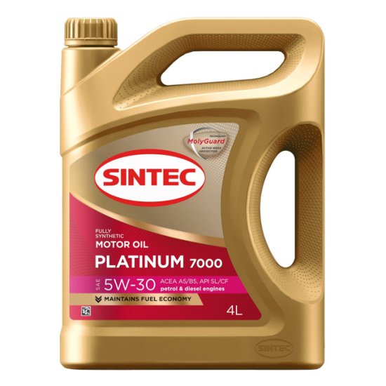 Масло моторное SINTEC Platinum 7000 5W-30 ACEA A5/B5 4л
