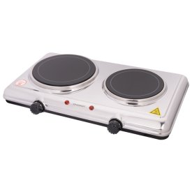 Плитка инфракрасная ENERGY EN-911 2100Вт 2 конфорки серебристый
