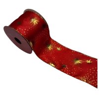 Лента п\э MAXIJOY 6см 2,7м красный млечный путь