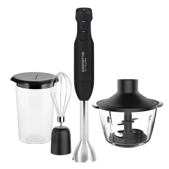 Блендер POLARIS PHB1510GL 1500Вт измельчитель/венчик черный