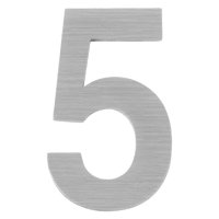 Цифра-5 самокл нерж сталь хром сатинированный