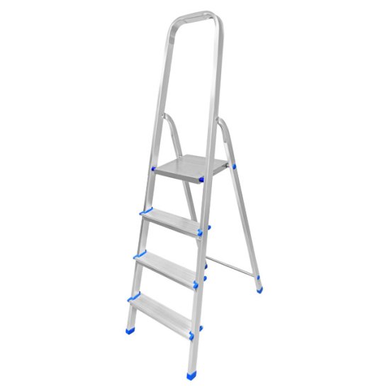 Стремянка односекционная LADDERBEL 4 ступени алюминиевая