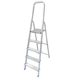 Стремянка односекционная LADDERBEL 5 ступеней алюминиевая
