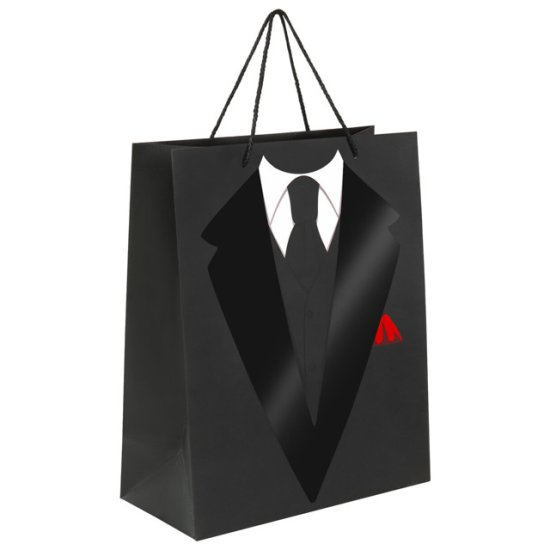 Пакет подарочный ЗОЛОТАЯ СКАЗКА Especially For Men 26,5x12,7x33см