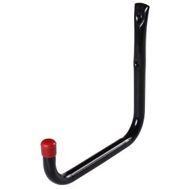 Крюк настенный J-образный одинарный 205х16х200мм 30кг черный