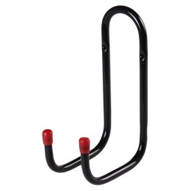 Крюк настенный L-образный двойной 205х123мм 40кг черный