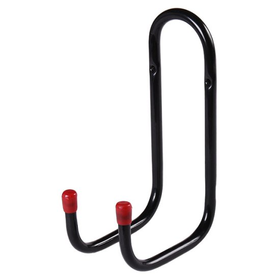 Крюк настенный L-образный двойной 205х123мм 40кг черный