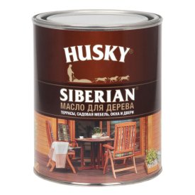 Масло для дерева HUSKY SIBERIAN 0,9л бесцветный, арт.26938