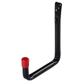 Крюк настенный J-образный одинарный 120х12х145мм 30кг черный