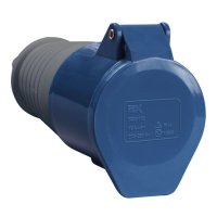 Розетка силовая кабельная IEK переносная  ССИ-213 16А-6ч 220В 2P+PE IP44