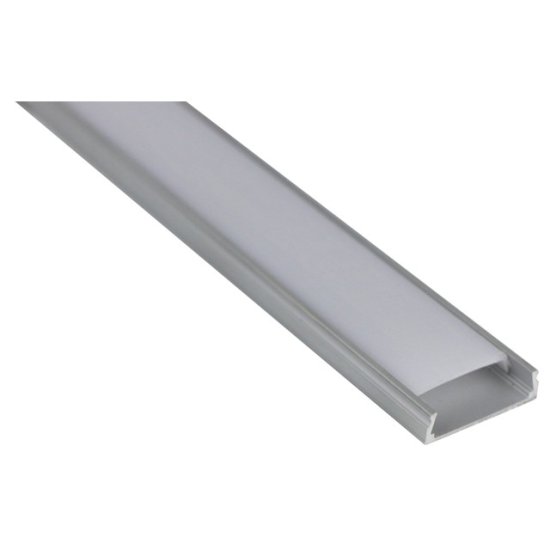 Профиль накладной для LED лент 3528/5050 23,8х6х2000мм