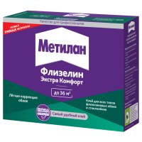 Клей обойный МЕТИЛАН Флизелин Экстра Комфорт 200г, арт.3000295