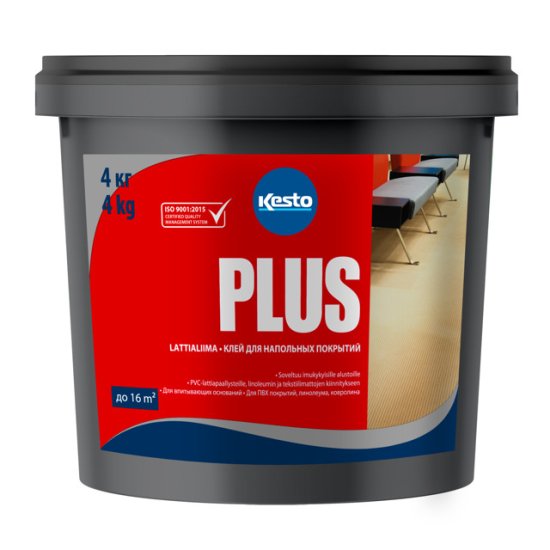 Клей для напольных покрытий KESTO Plus 4кг, арт.80642