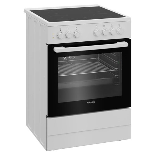 Плита электрическая HOTPOINT-ARISTON HS6V5PHW 4 конфорки, 60х60 см белая