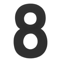 Цифра-8 самокл нерж сталь черный