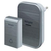 Звонок беспроводной NAVIGATOR IP20/IP44  230В/1x23А серебро
