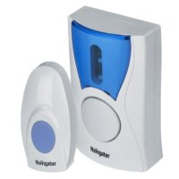 Звонок беспроводной NAVIGATOR  IP20 2xАAA/1x23А белый