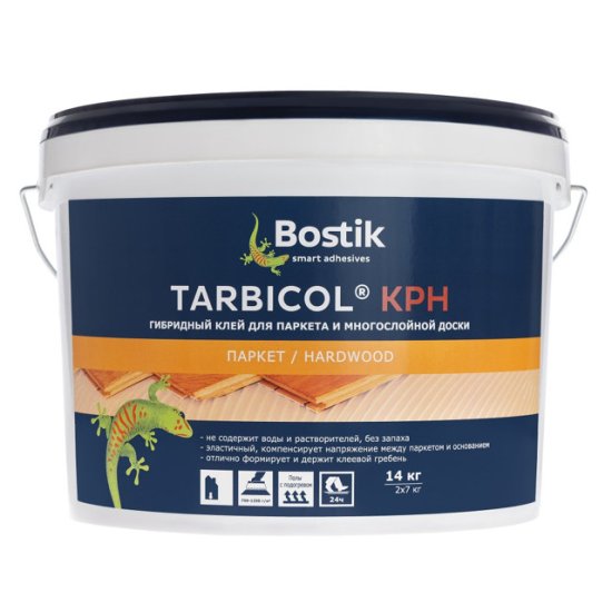 Клей BOSTIK TARBICOL KPH для многослойного паркета гибридный 14кг, арт.30610739