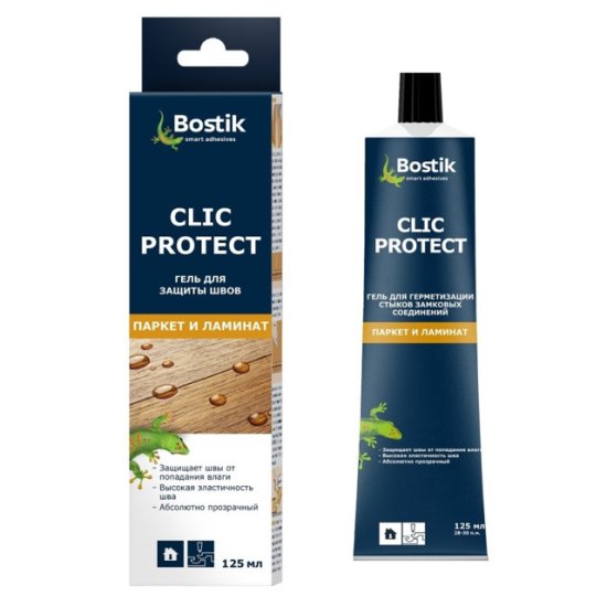 Гель BOSTIK CLIC PROTECT для герметизации стыков ламината 125мл, арт.50020181