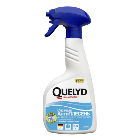 Средство QUELYD для удаления плесени в ванных и санузлах 500мл, арт.30820932